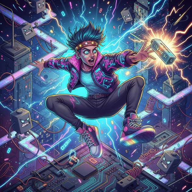 Wattson's Power Run - Jabali AI Poster