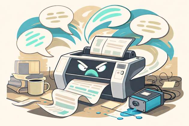 Cyan You Not Print? - Jabali AI Poster