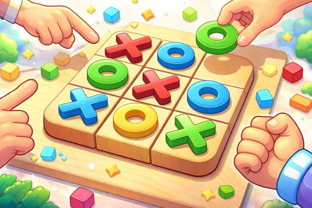 Tic Tac Toe  2 Player: Ai xo Game - Jabali AI Poster