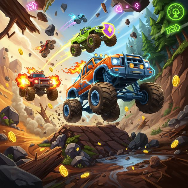 Turbo Tracks 4x4 - Jabali AI Poster