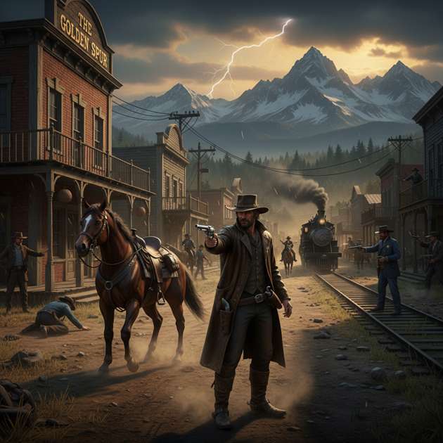 Red Dead Redemption 3 - Jabali AI Poster