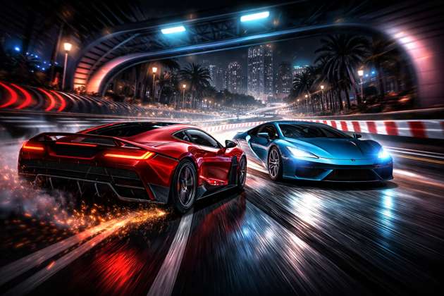 Turbo Drift Rush - Jabali AI Poster