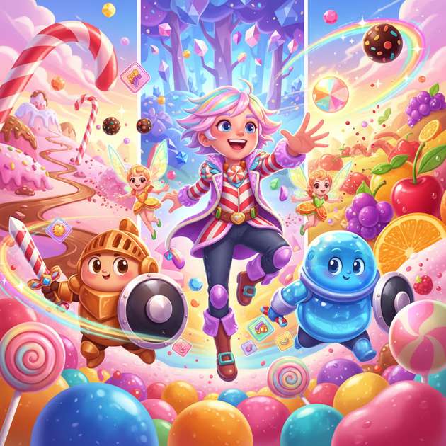 Candy Kingdom Quest - Jabali AI Poster