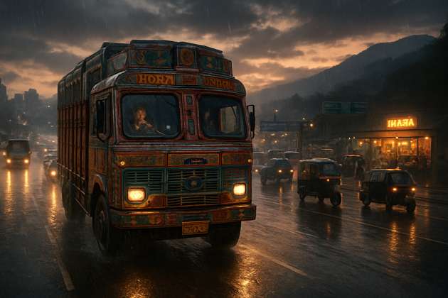 Highway King: India - Jabali AI Poster