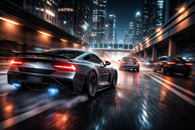 City Drift Endless: Slow Traffic Lane - Jabali AI Poster