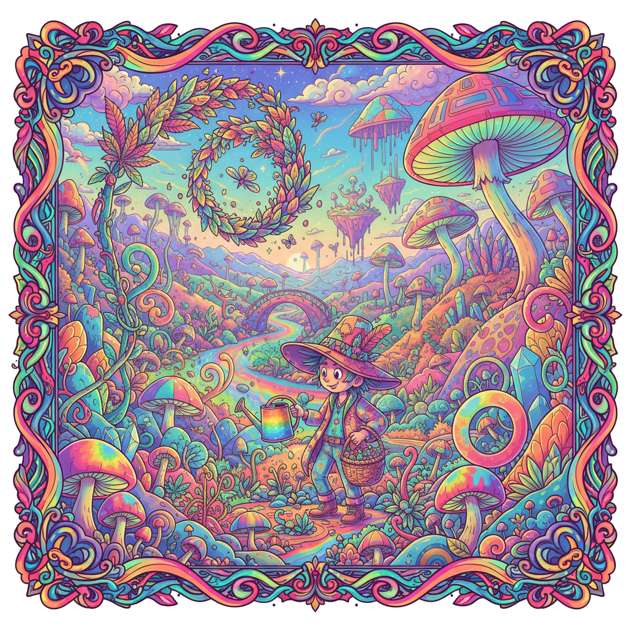 Groovy Gardenrush - Jabali AI Poster