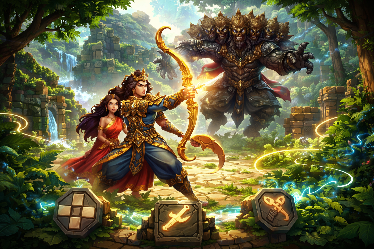 Ram vs Ravan Forest Quest - Instant game by Jabali AI