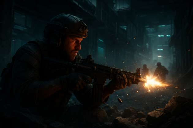 Urban Conflict: Line of Fire - Jabali AI Poster