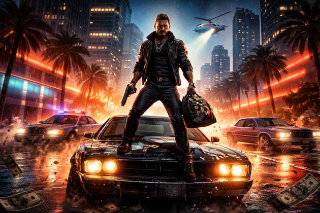 Grand Theft Mayhem - Jabali AI Poster