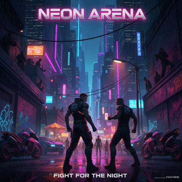 Neon Fist City - Jabali AI Poster