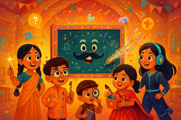 Chalku Sir’s Magical Classroom - Jabali AI Poster