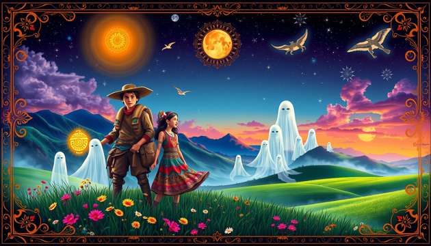 Dance of Ancestral Spirits - Jabali AI Poster
