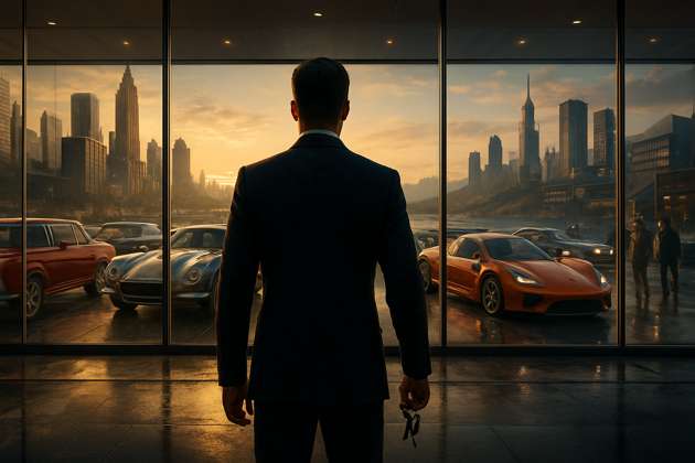 Urban Automotive Gallery - Jabali AI Poster