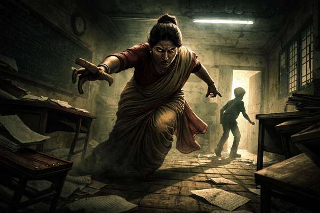 Hindi Tuition Horror Escape - Jabali AI Poster