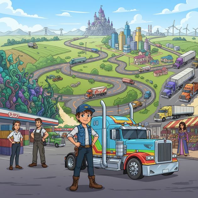 Freightbound Adventures - Jabali AI Poster