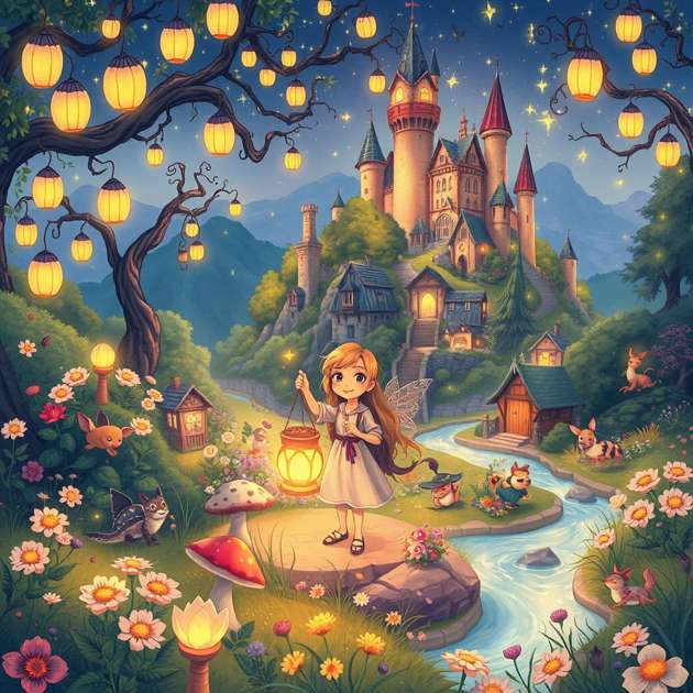 Enchanted Homestead - Jabali AI Poster