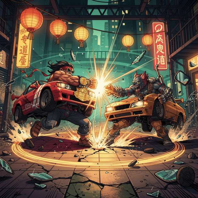 Road Rage Rumble - Jabali AI Poster