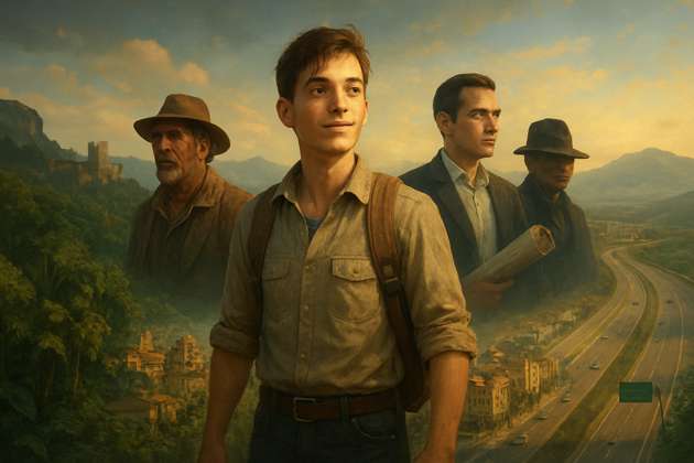 Roads of the Southern Cross - Jabali AI Poster