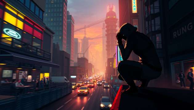 Urban Stealth Leap - Jabali AI Poster