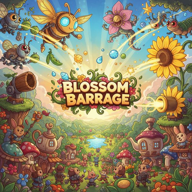 Blossom Barrage - Jabali AI Poster
