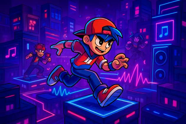 Rhythm Rush City - Jabali AI Poster