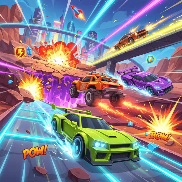 Turbo Combat Racers - 3D Racing by Jabali AI