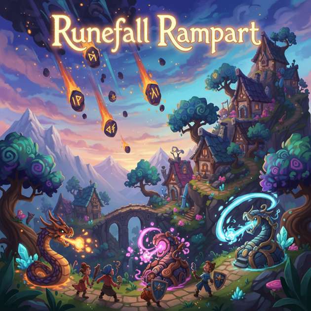 Runefall Rampart - Jabali AI Poster