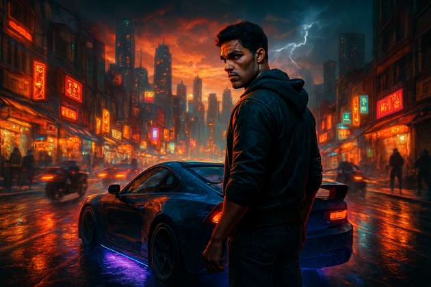 City of Asphalt Kings - Jabali AI Poster