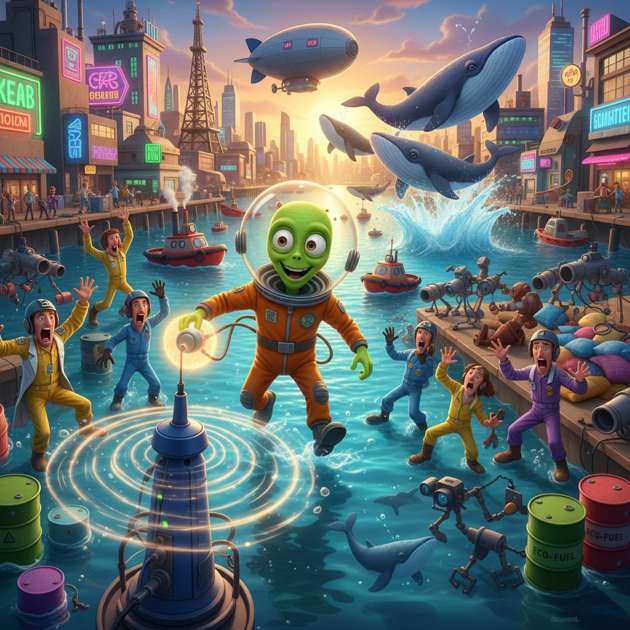 Bob and the Whale Rescue - Jabali AI Poster