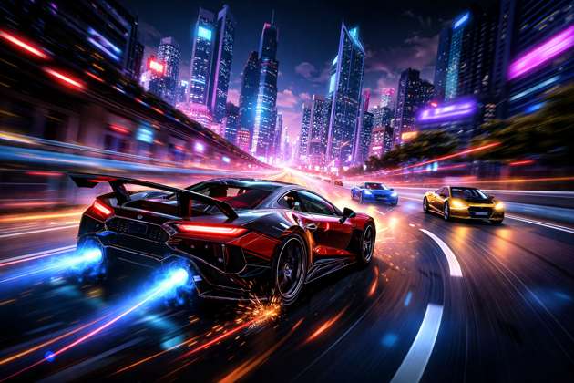 3D Car Racing Game 2026 - Jabali AI Poster