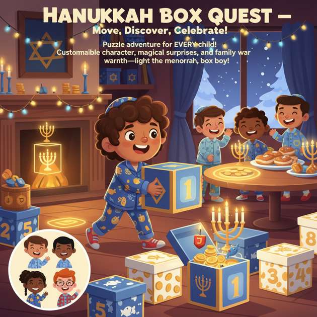 Hanukkah Box Quest - Jabali AI Poster