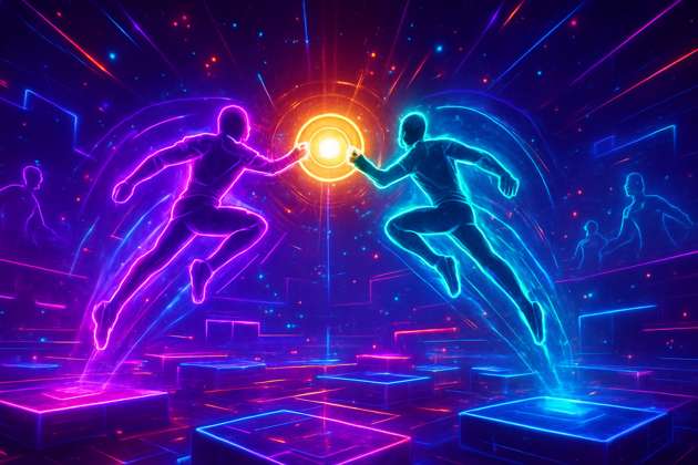 Neon Rivals - Jabali AI Poster