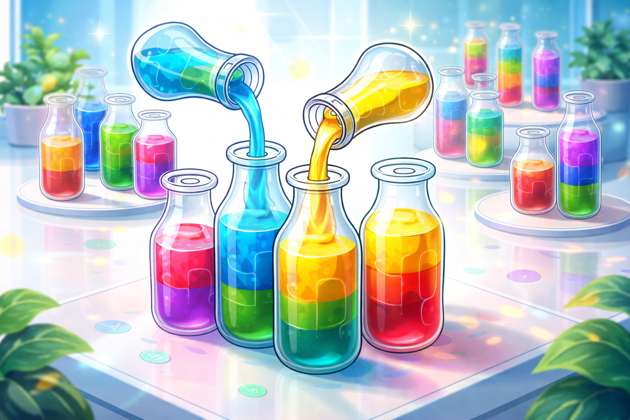 Real Bottle Color Sort Challenge - Jabali AI Poster