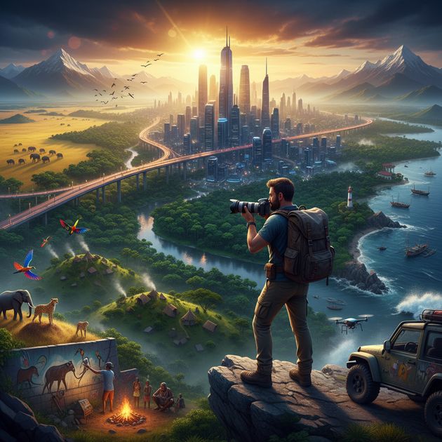 World Through the Lens - Jabali AI Poster