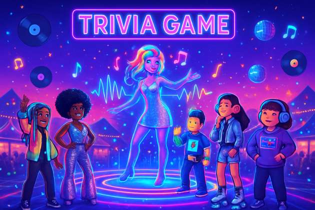 Neon Pop Showdown - Jabali AI Poster