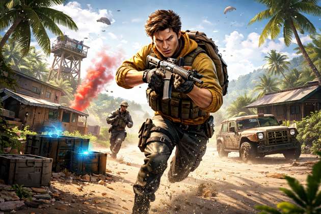 Offline Fire Battlegrounds - Jabali AI Poster