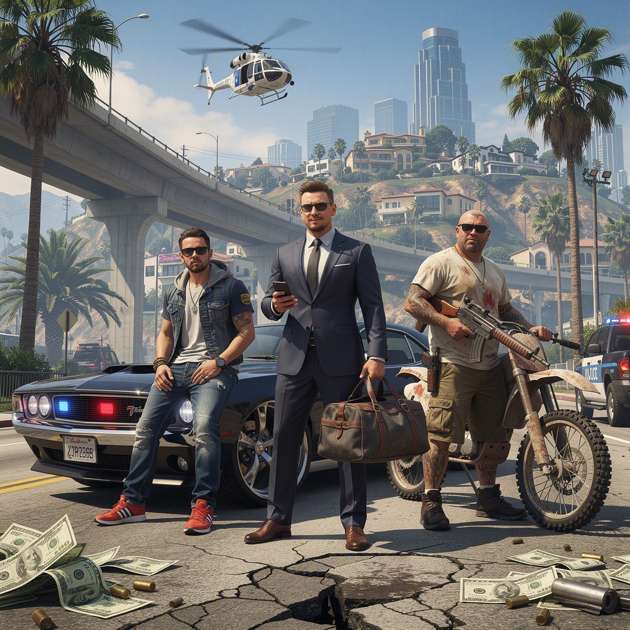 Los Santos Mayhem - Jabali AI Poster
