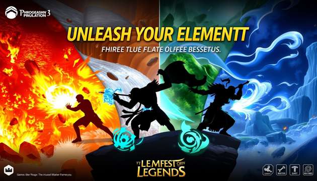 Legends of Elementia - Jabali AI Poster