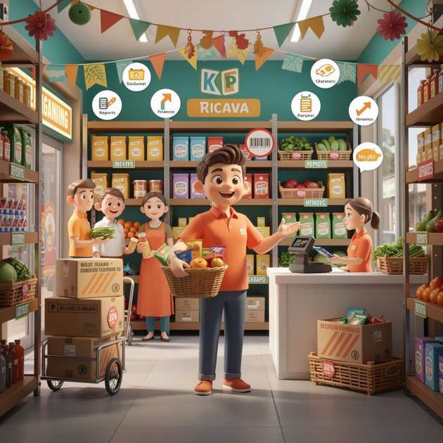 MG SmartMart: Kirana Business Game - Jabali AI Poster