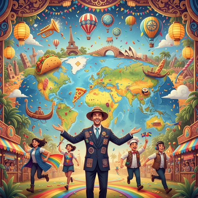 Carnival of Curiosities - Jabali AI Poster