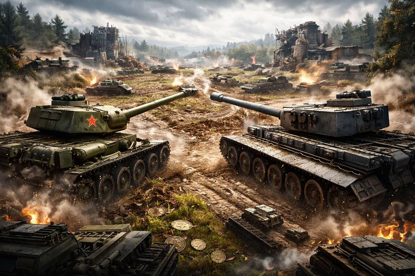 Стальные Титаны WWII game artwork