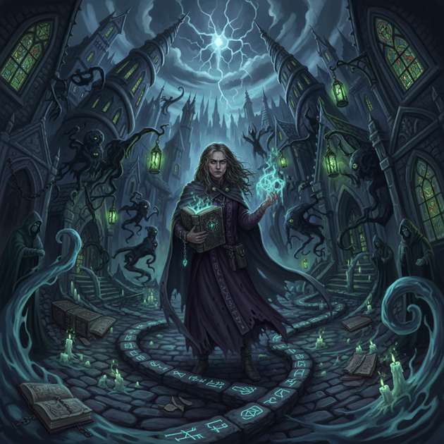Labyrinth of the Forsaken - Jabali AI Poster