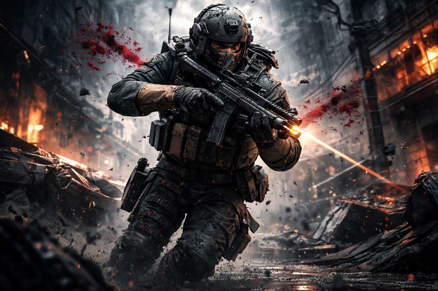 Sangre 4K Warfare game artwork