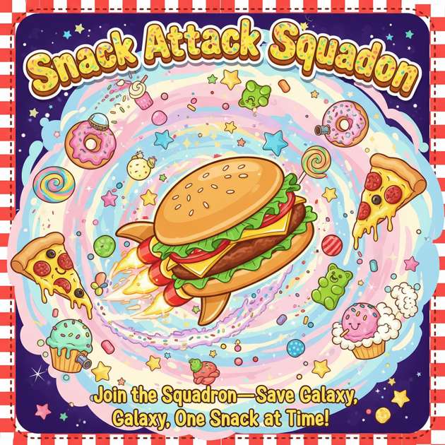 Snack Attack Squadron - Jabali AI Poster
