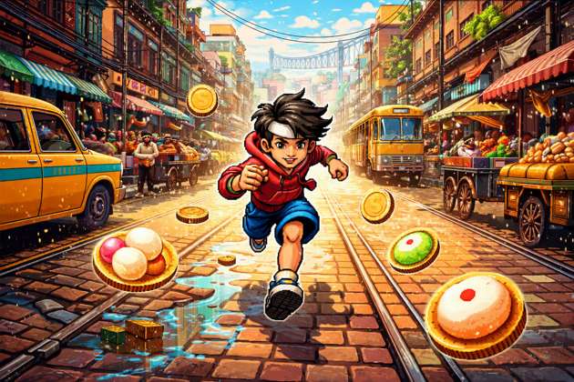 Kolkata Street Runner - Jabali AI Poster