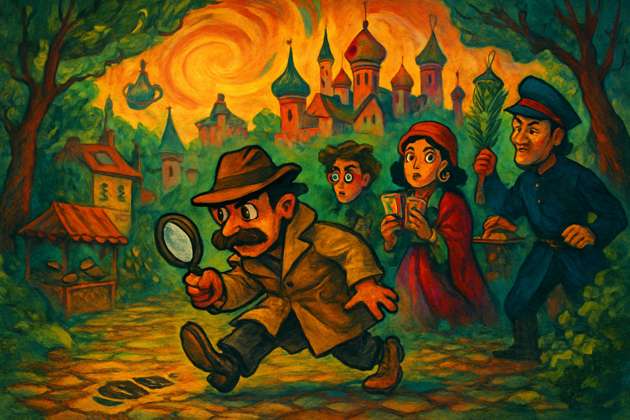 Inspector Lapyshkin: Striped Elephant Case - Jabali AI Poster