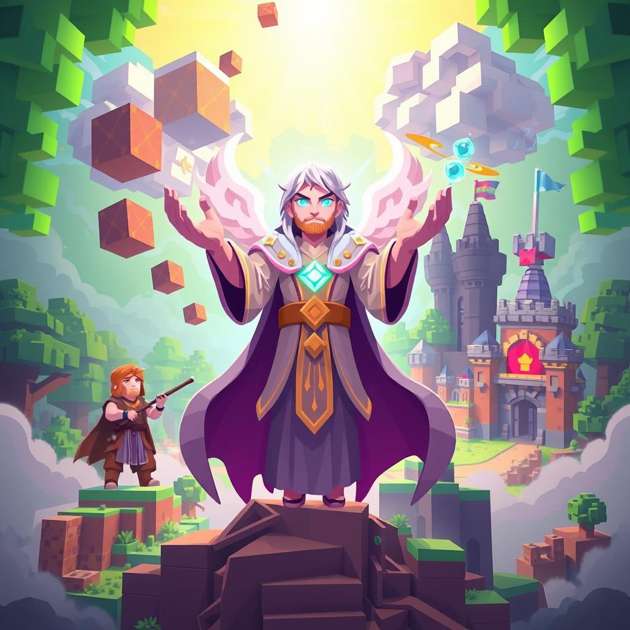 Blockbound Divinity - Jabali AI Poster