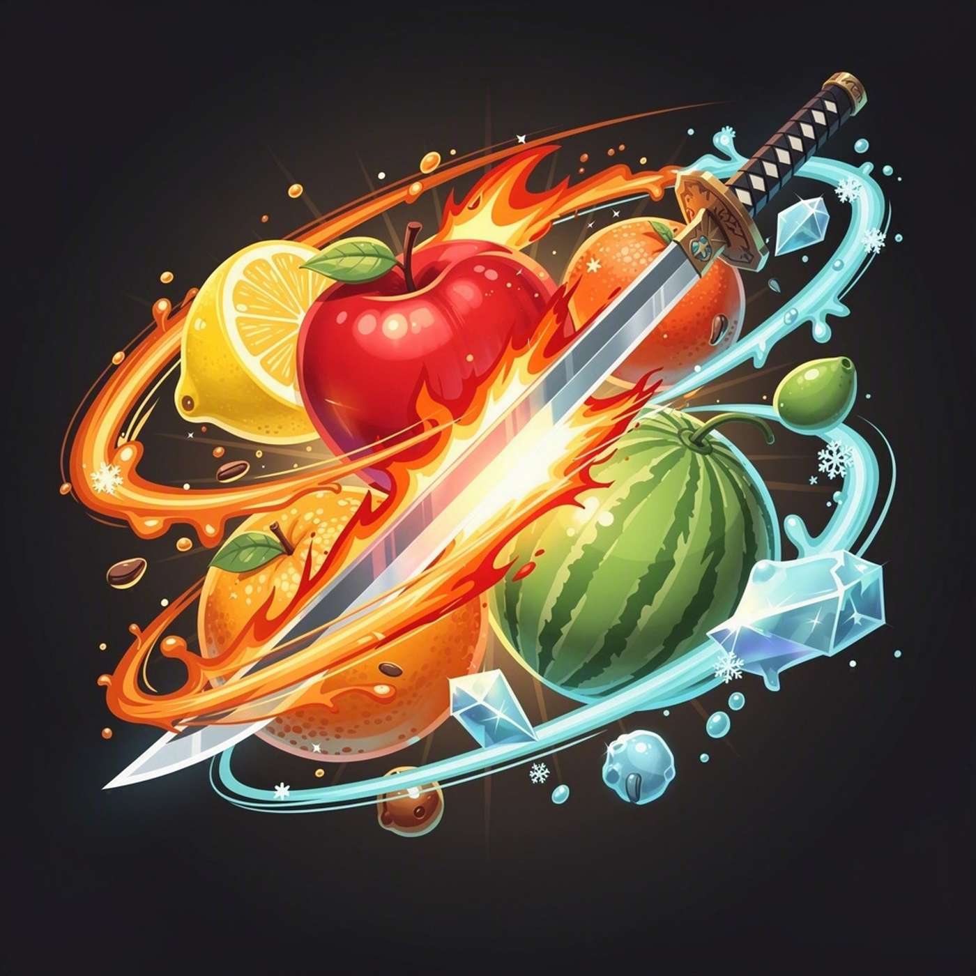 Fruit Cutter Frenzy game artwork