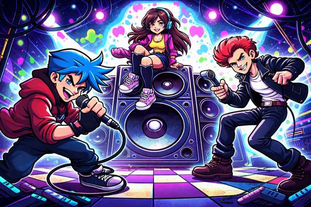 Friday Night Funkin Beats - Jabali AI Poster