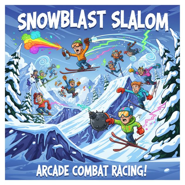 Ski Mayhem: Frost Rivals - Jabali AI Poster